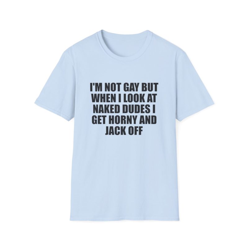 Funny Meme T-Shirt: I'm Not Gay, but I Appreciate a Good Joke and Have a Sense of Humor