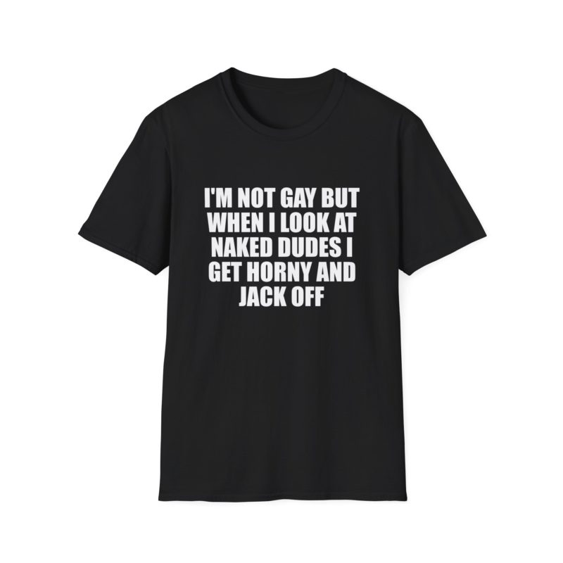 Funny Meme T-Shirt: I'm Not Gay, but I Appreciate a Good Joke and Have a Sense of Humor