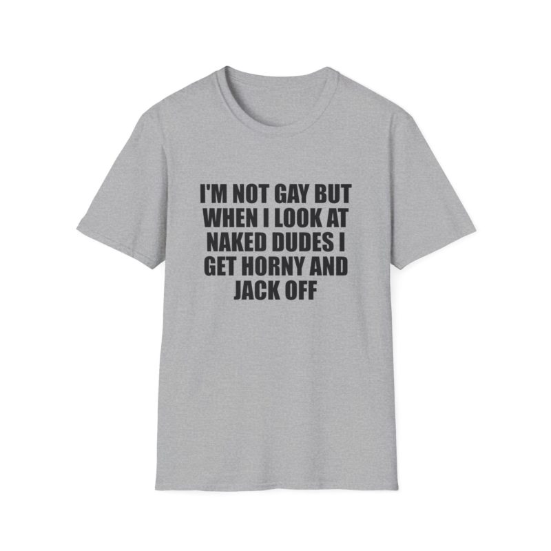 Funny Meme T-Shirt: I'm Not Gay, but I Appreciate a Good Joke and Have a Sense of Humor