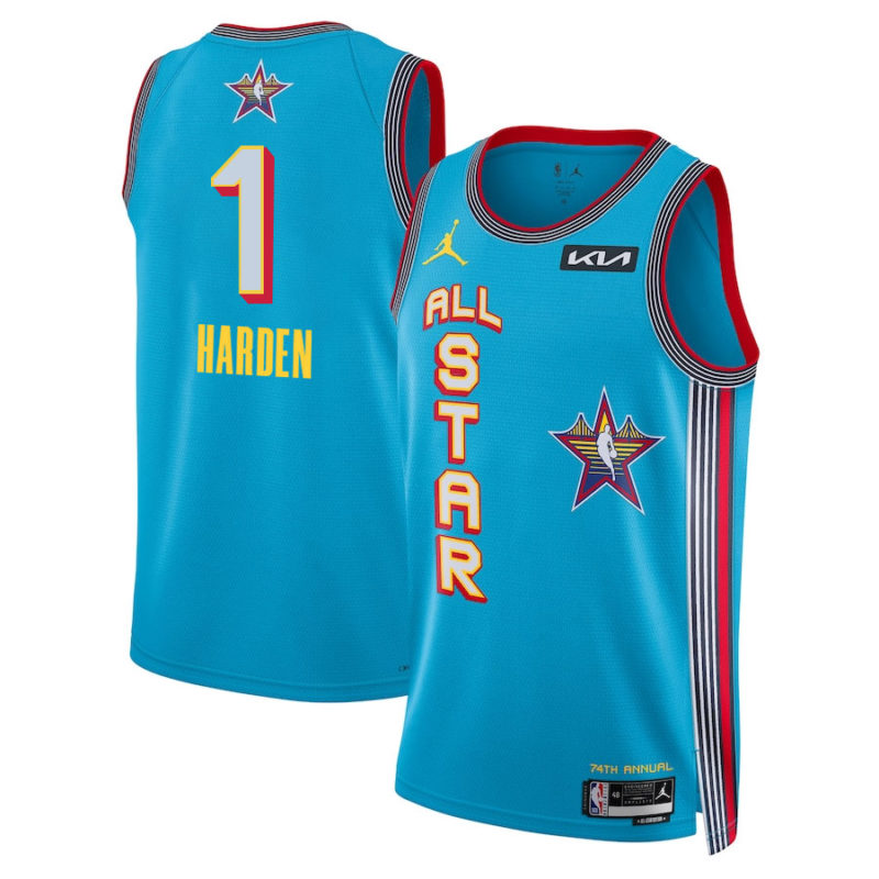 James Harden 1 All-Stars 2025 Edition Stitched Jersey– Light Blue