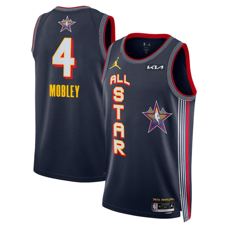 Evan Mobley 4 All-Stars 2025 Edition Stitched Jersey– Navy