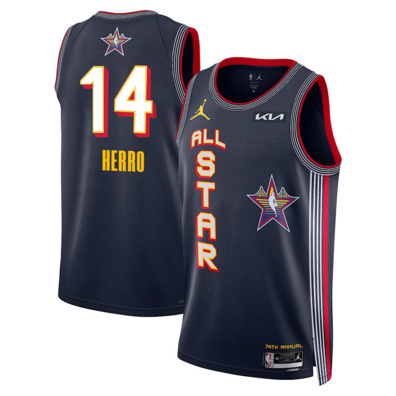 Tyler Herro 14 All-Stars 2025 Edition Stitched Jersey– Navy