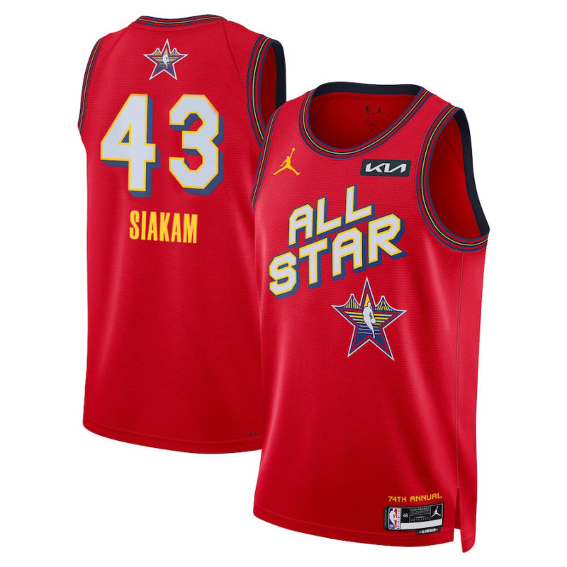 Pascal Siakam 43 All-Stars 2025 Edition Stitched Jersey– Red