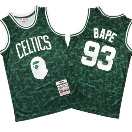 BAPE 93 Celtics Green ABC Basketball Swingman Jersey