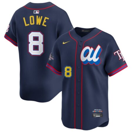 Brandon Lowe American League Navy 2025 All-Star Jersey Stitched