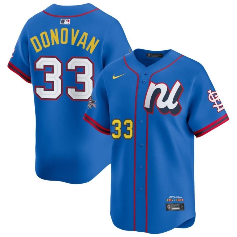 Brendan Donovan National League Blue 2025 All-Star Jersey Stitched