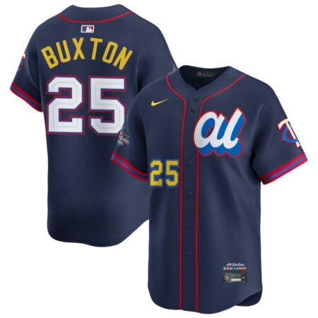 Byron Buxton American League Navy 2025 All-Star Jersey Stitched