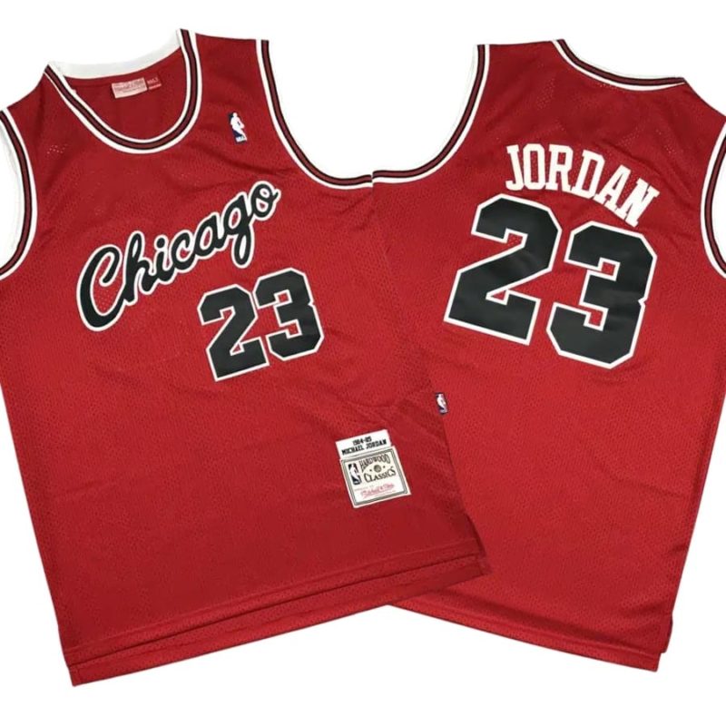 Chicago Bull 23 Chicago Bulls Red 1984 Vintage Stitched Jersey