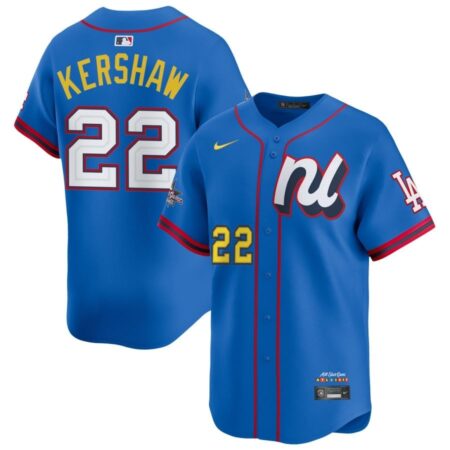 Clayton Kershaw National League Blue 2025 All-Star Jersey Stitched