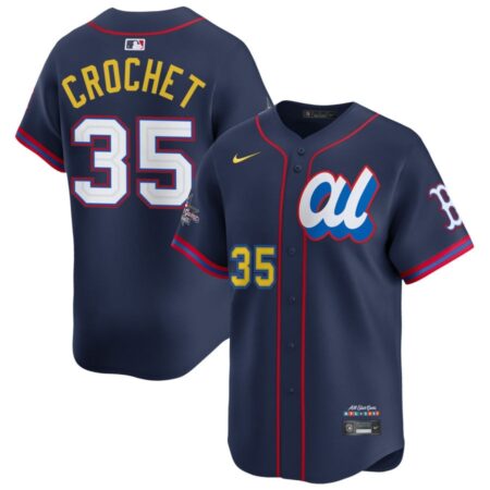 Garrett Crochet American League Navy 2025 All-Star Jersey Stitched