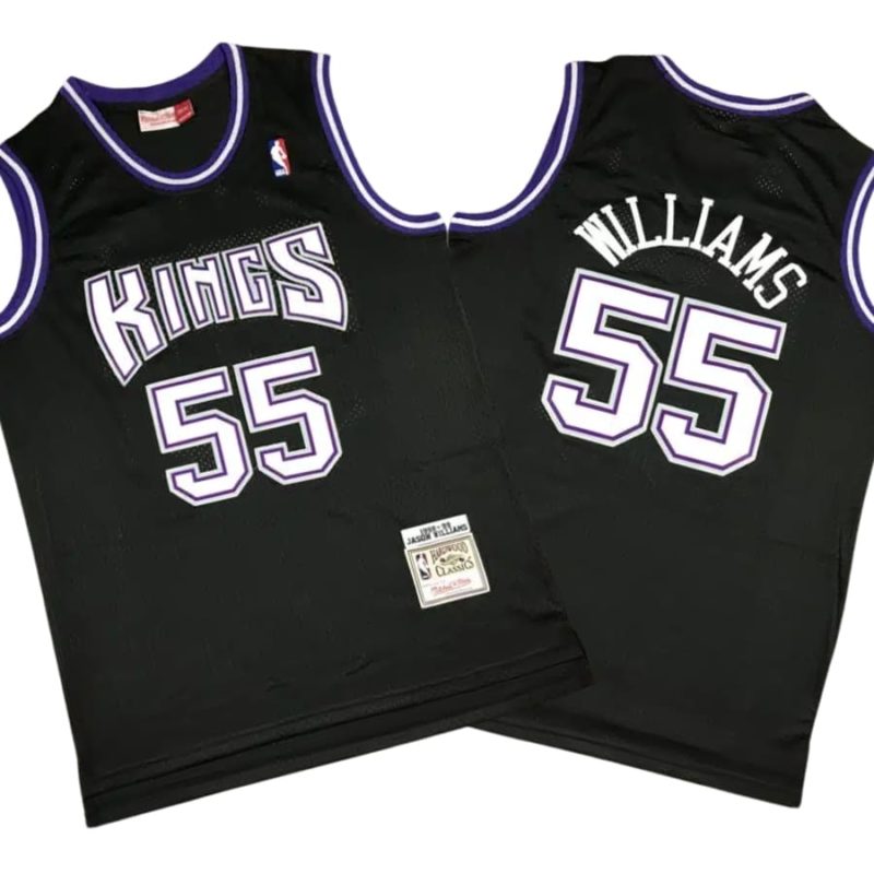 Jason Williams 55 Sacramento Kings 1998-99 Alternate Black Jersey