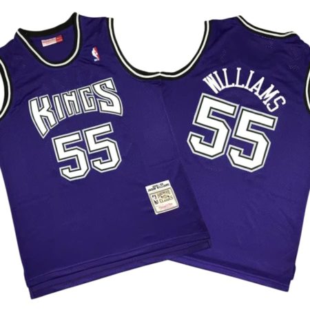 Jason Williams 55 Sacramento Kings 1998-99 Alternate Purple Jersey