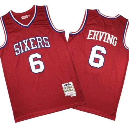 Julius Erving 1982-83 Jersey Philadelphia 76ers Red