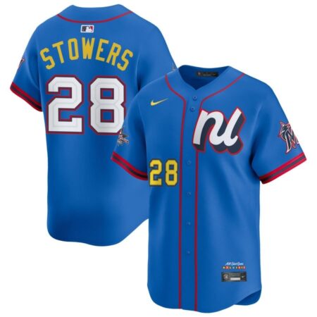 Kyle Stowers National League Blue 2025 All-Star Jersey Stitched