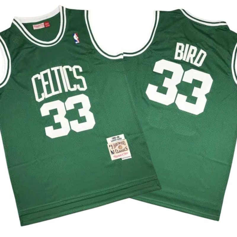 Larry Bird 33 Boston Celtics 1985-86 Green HWC Jersey