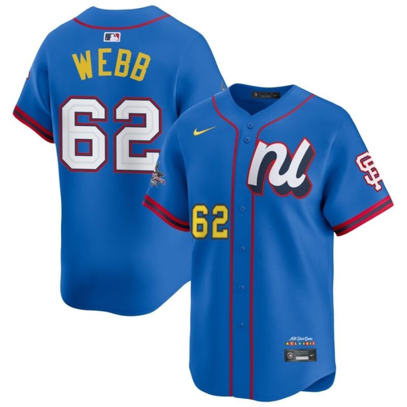 Logan Webb National League Blue 2025 All-Star Jersey Stitched