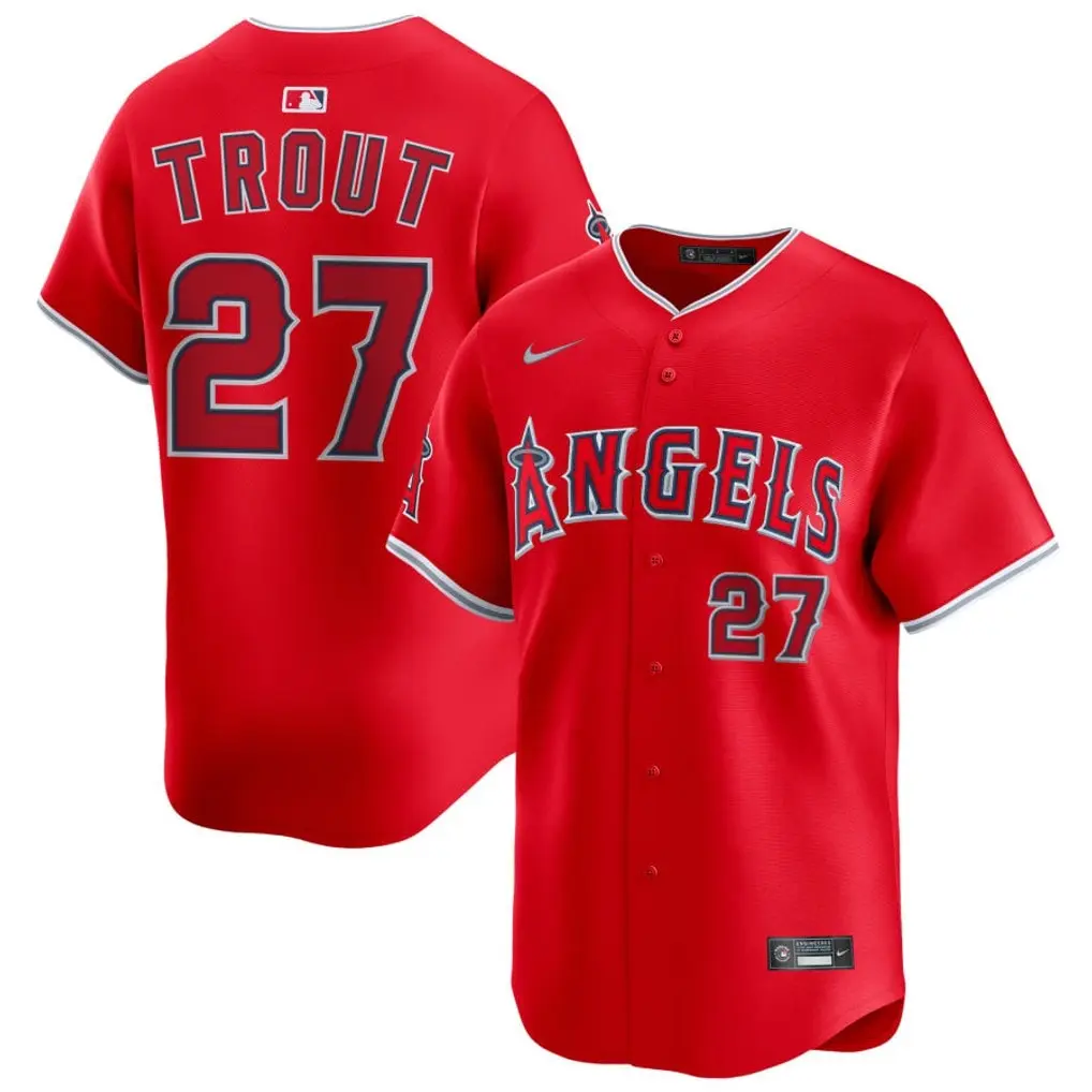 Los Angeles Angels Mike Trout Red Limited Player Jersey