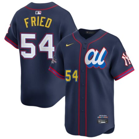Max Fried American League Navy 2025 All-Star Jersey Stitched