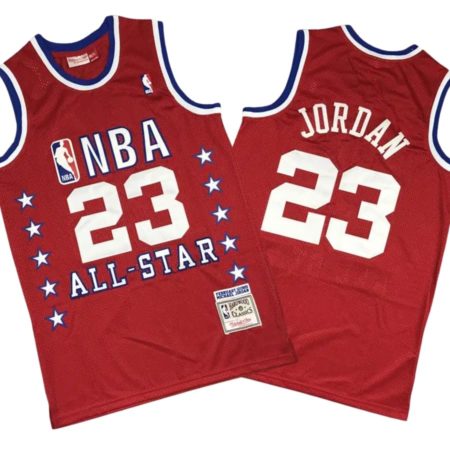 Michael Jordan 23 All-Star East 1989 Red Jersey