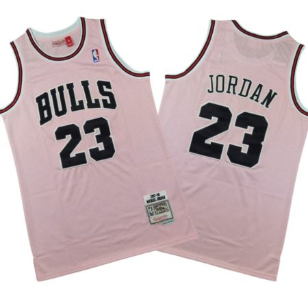 Michael Jordan Chicago Bulls Pink Jersey