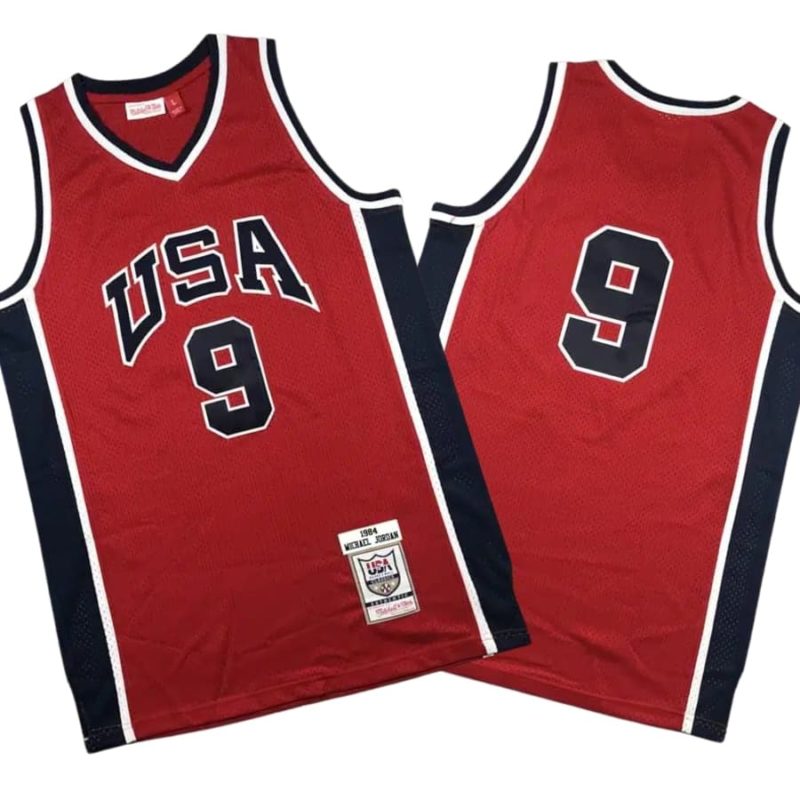 Michael Jordan Team USA 1984 Jersey Red