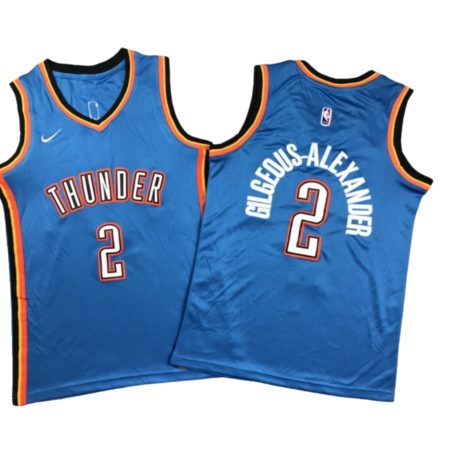 Oklahoma City Thunder Nike Icon Edition Swingman Jersey - Blue - Shai Gilgeous-Alexander - Unisex