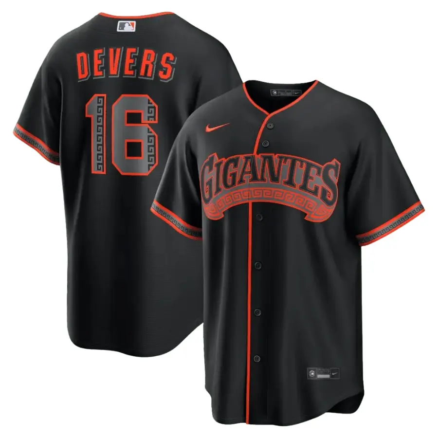 San Francisco Giants Rafael Devers Black Alternate Jersey