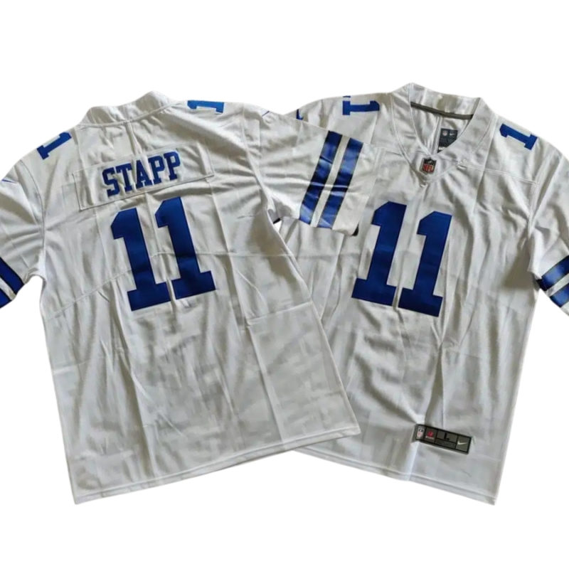 Scott Stapp 11 Dallas Cowboys White Jersey