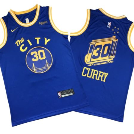 Stephen Curry 30 Golden State Warriors 2020-21 Classic Edition Royal Jersey