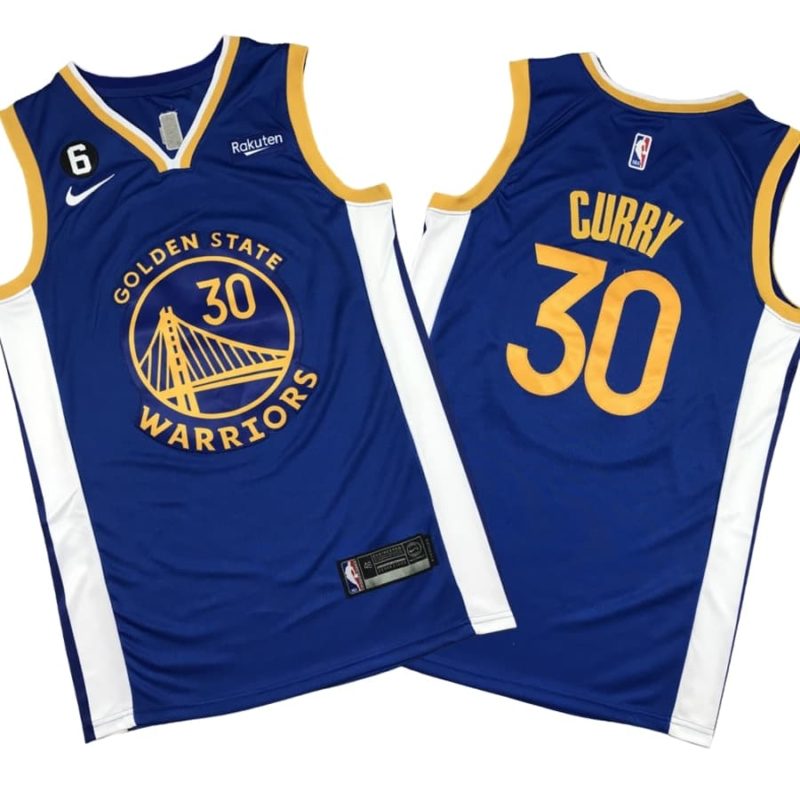 Stephen Curry #30 Golden State Warriors 2022-23 Icon Royal Jersey