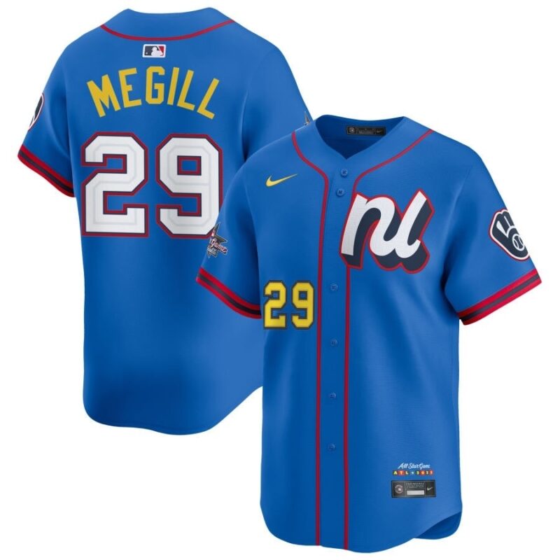 Trevor Megill National League Blue 2025 All-Star Jersey Stitched