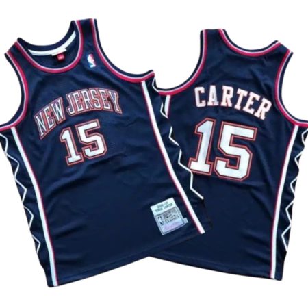 Vince Carter 15 New Jersey Nets 2006-07 Navy Jersey