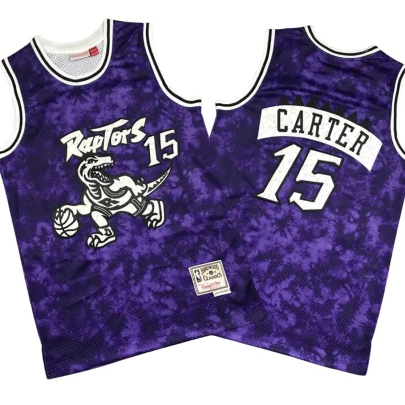 Vince Carter #15 Toronto Raptors Purple Stitched Jersey