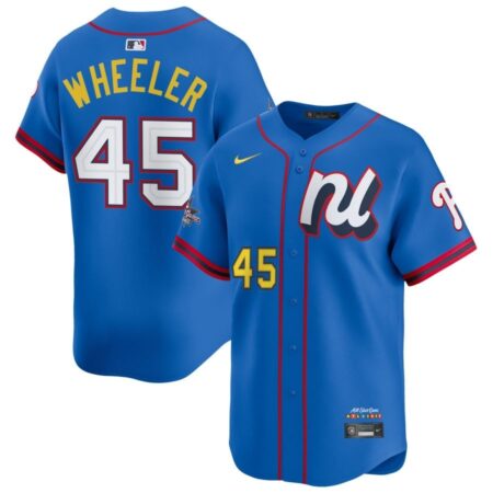 Zack Wheeler National League Blue 2025 All-Star Jersey Stitched
