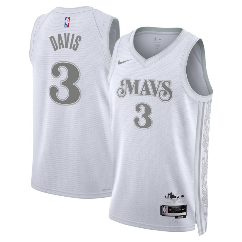 Anthony Davis Swingman Stitched Jersey- City Edition 2024 - White - Unisex