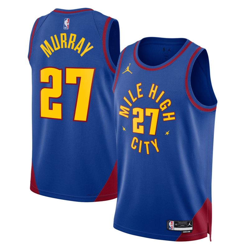 Jamal Murray Denver Nuggets Statement Edition Swingman Stitched Jersey - Blue - Unisex