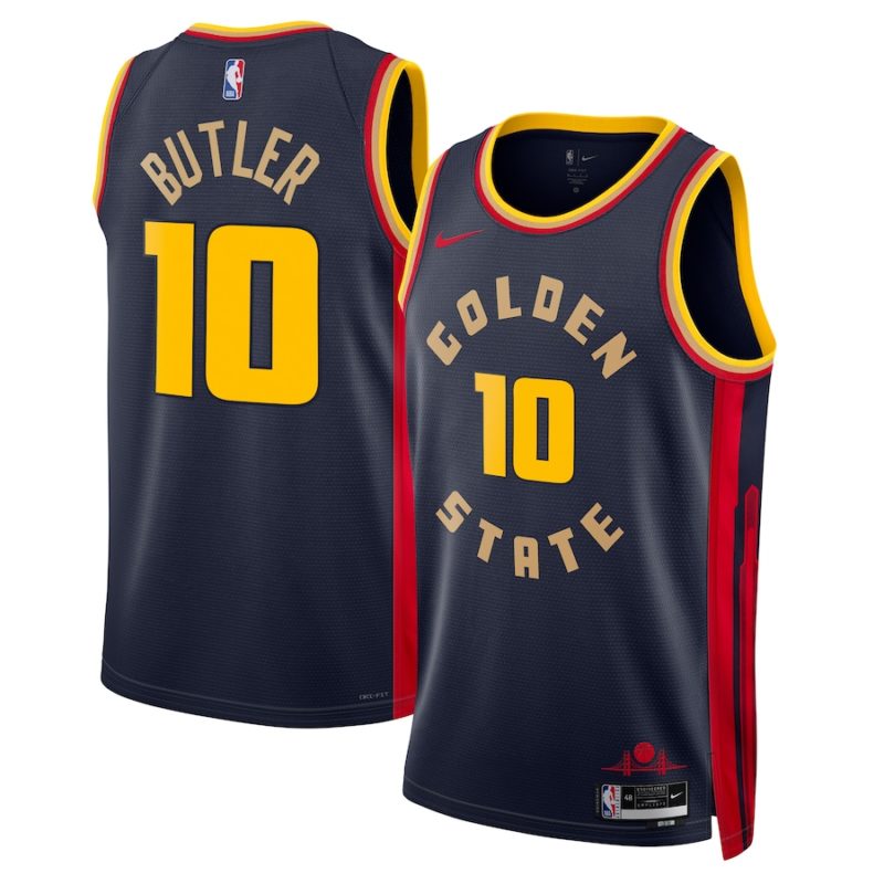 Jimmy Butler Swingman Stitched Jersey- City Edition 2024 - Navy - Unisex