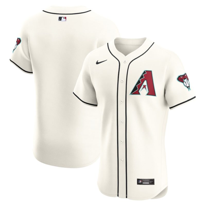 Arizona Diamondbacks Cream Stitched Jersey