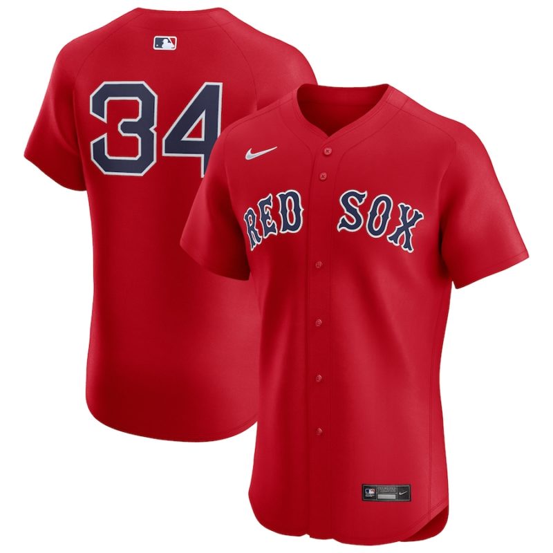 Boston Red Sox David Ortiz Red Alternate Stitched Jersey