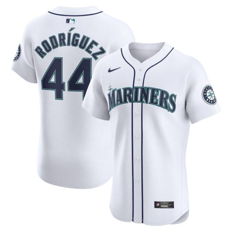 Seattle Mariners Julio Rodríguez White Home Stitched Jersey