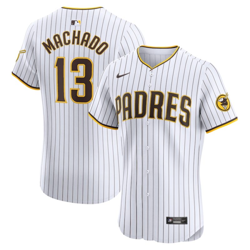 San Diego Padres Manny Machado White Home Stitched Jersey