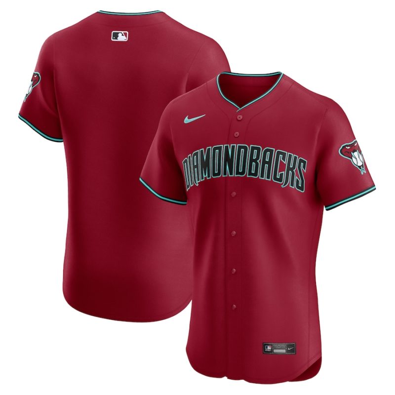 Arizona Diamondbacks Red Vapor Premier Patch Stitched Jersey