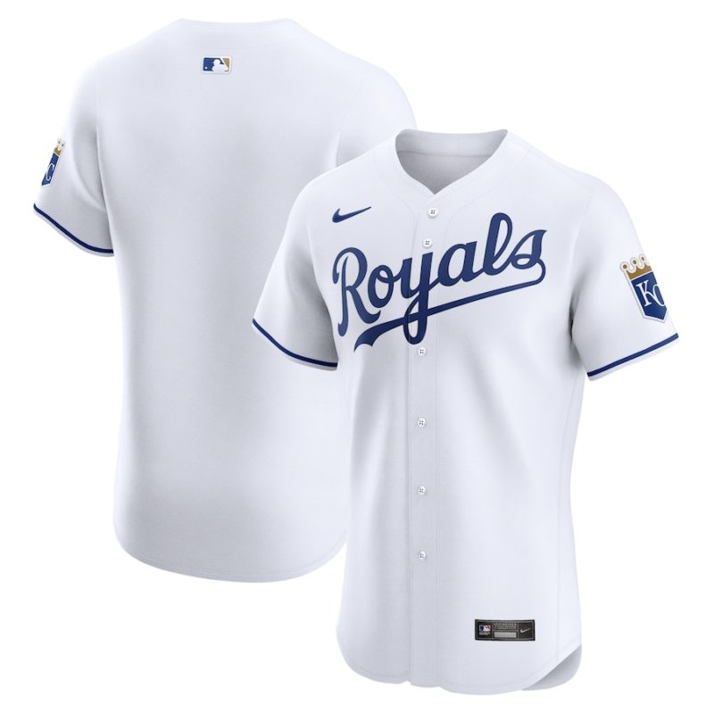 Kansas City Royals White Home Stitched Jersey