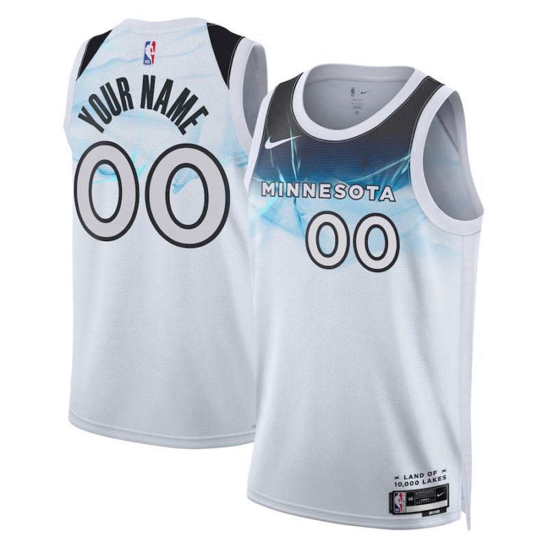 Custom Minnesota Timberwolves City Edition Swingman Stitched Jersey 2024 - Unisex