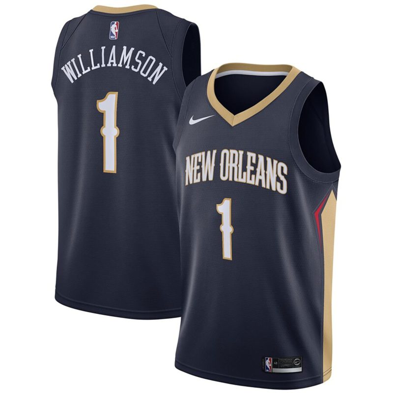 Zion Williamson New Orleans Pelicans Icon Swingman Stitched Jersey