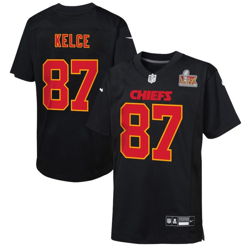 youth-nike-travis-kelce-carbon-black-kansas-city-chiefs-super-bowl-lix-patch-fashion-game-jersey