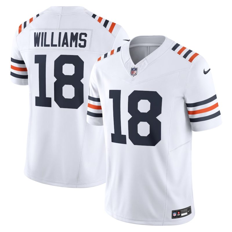 Chicago Bears Caleb Williams White Jersey