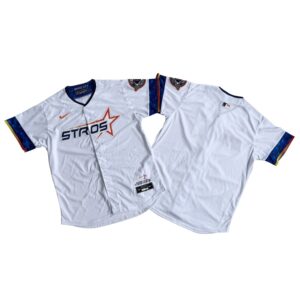 Houston Astros White 2025 City Connect Jersey Stitched
