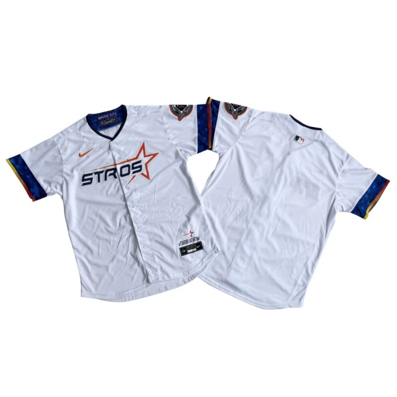 Houston Astros White 2025 City Connect Jersey Stitched