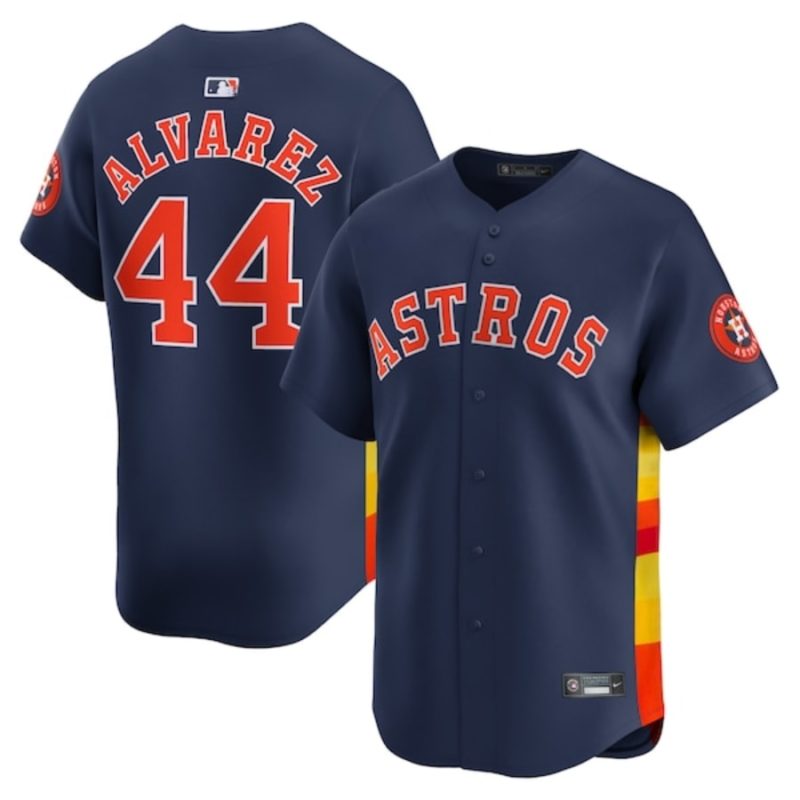 Houston Astros Yordan Alvarez Navy Jersey